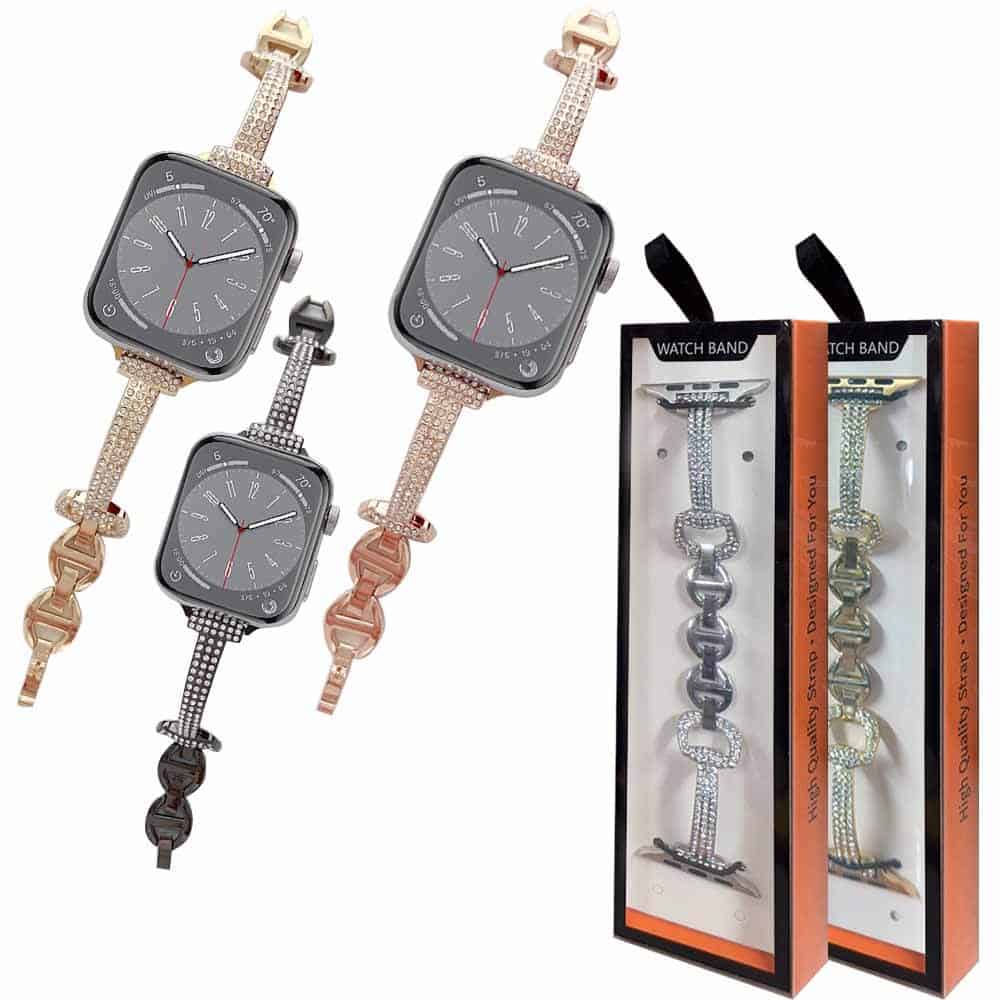 For Apple iWatch Bling Rhinestones 38 /40 /41 /42 /44 /45 /46 /49mm Bracelet Strap Wristband For Apple iWatch Bling Rhinestones 38 /40 /41 /42 /44 /45 /46 /49mm Bracelet Strap Wristband